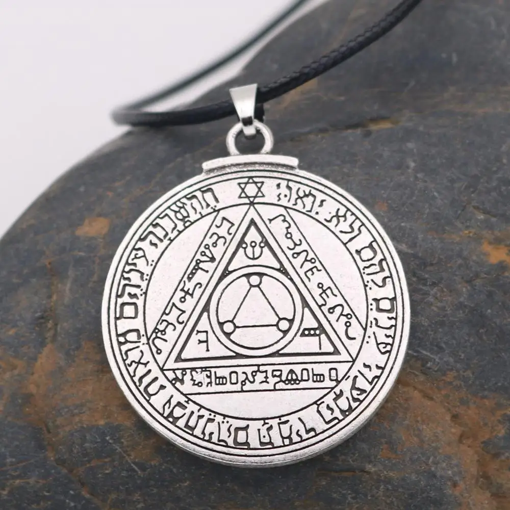 Ожерелье с кулоном в виде винтажной Pentacle Of The солнечный талисман Key Soldier мужские и