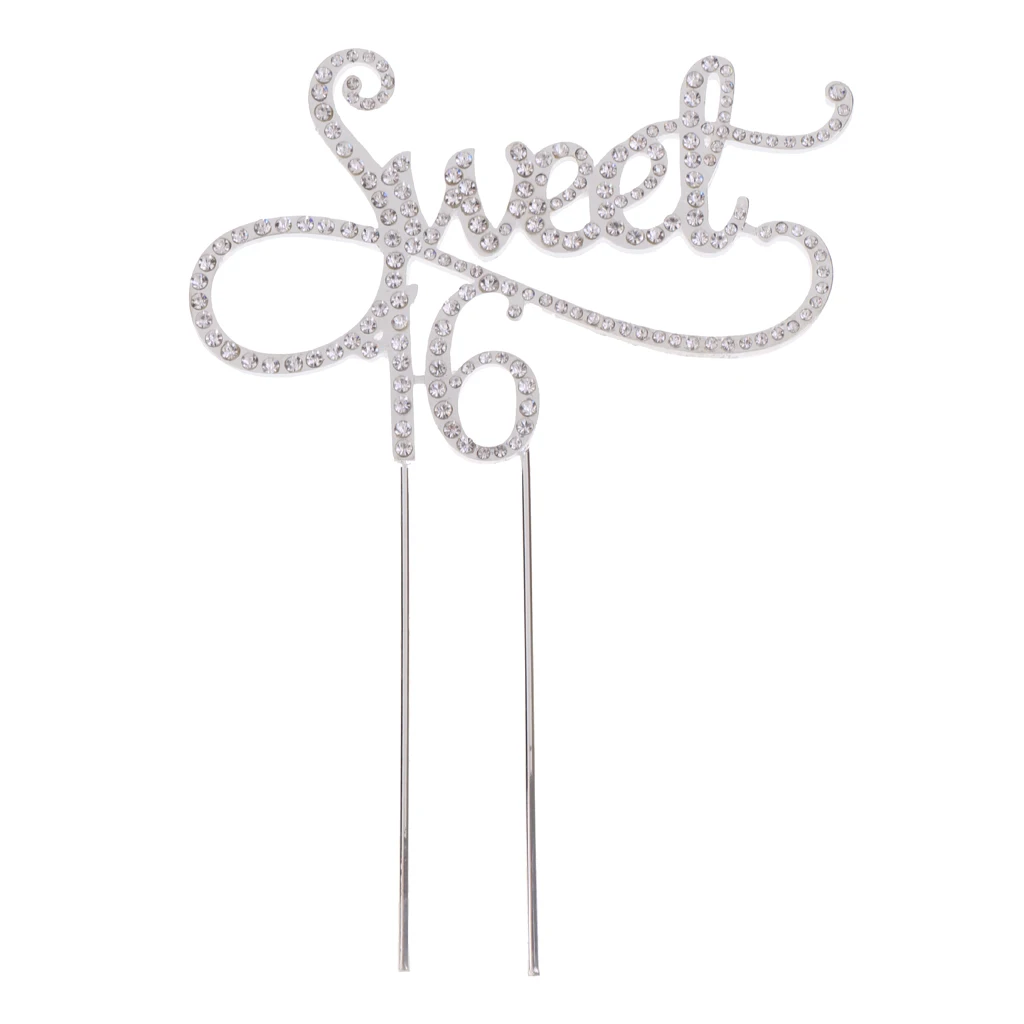 Милые 16 топперы для кексов на день рождения украшения дня девочек тортов | Дом и