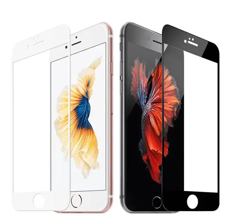 20 шт. оптовая продажа 2 5 D полноэкранная защита для iPhone 8 plus закаленное стекло