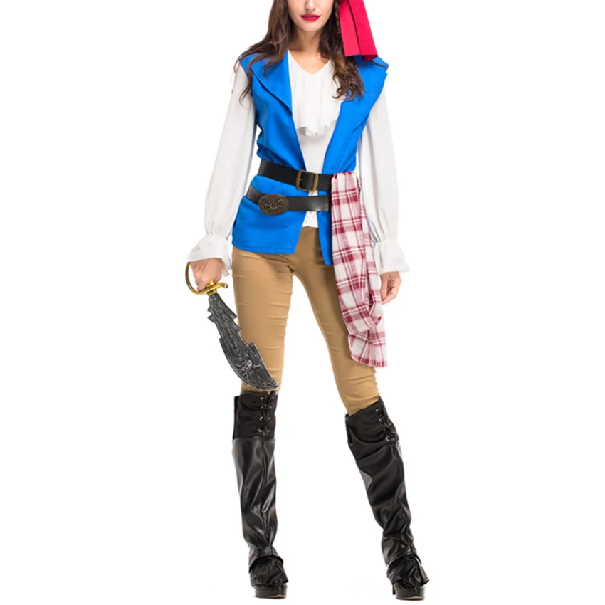 Костюм пирата для Хэллоуина костюм взрослых Экзотический драмы ролевых игр на