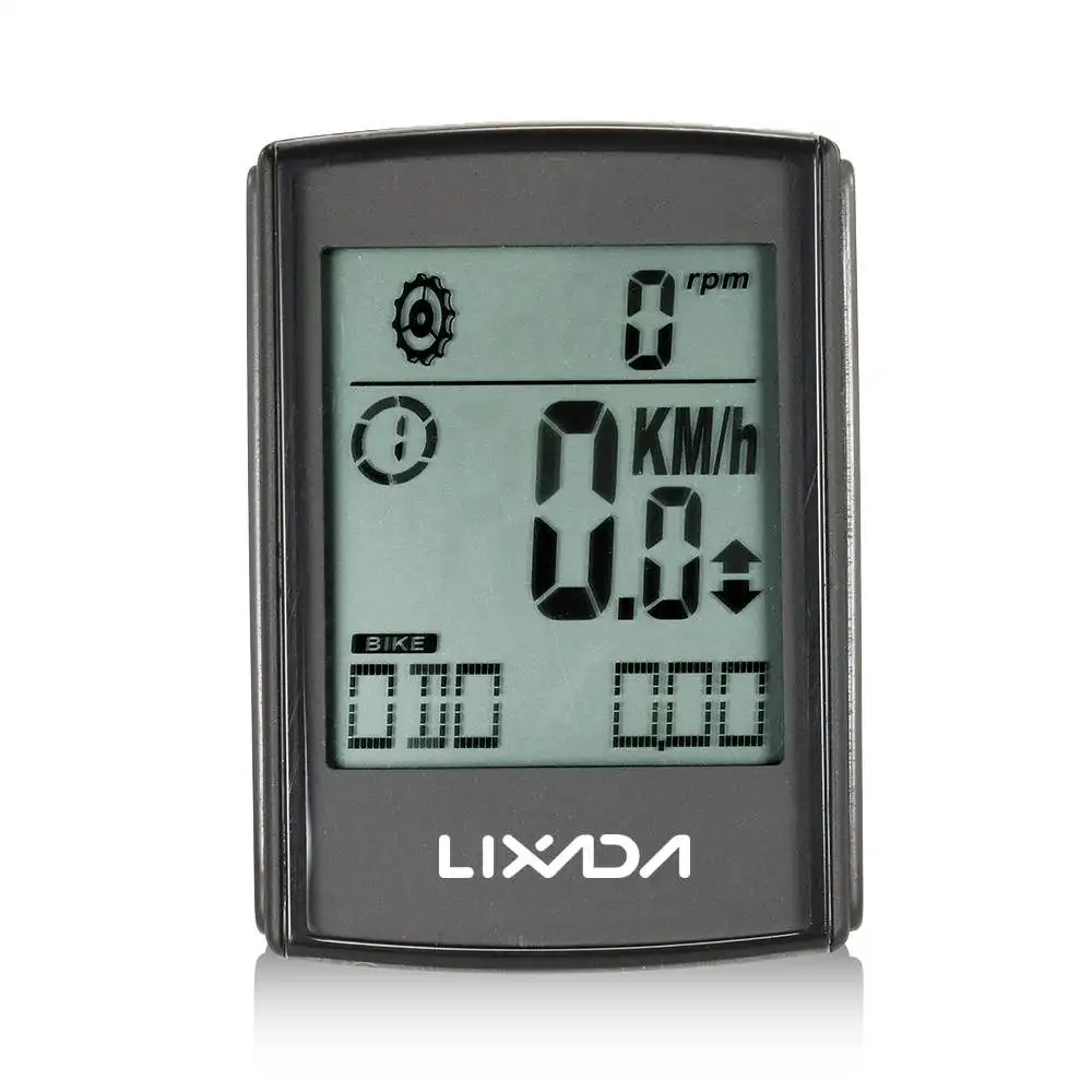 black Lixada велосипед велосипедный компьютер Многофункциональный 3-в-1 Беспроводной ЖК-дисплей с кадрированием пульсометр нагрудный ремень серебристый/черный - Цвет: black