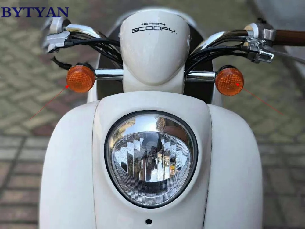 BYTYAN для скутера Honda AF55 SCOOPY мотоцикл передний поворотник Передняя рулевая фара в