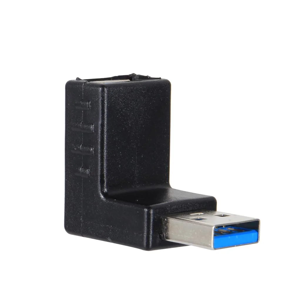Новый USB 3 0 A адаптер Папа мама удлинитель 90 градусов прямоугольный штекер с