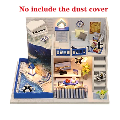 M040 Игрушки для детей Diy Кукольный дом Каса Diy Миниатюрный Кукольный домик с мебели куклы для дома подарок на день рождения креативные подарки M040 - Цвет: M040