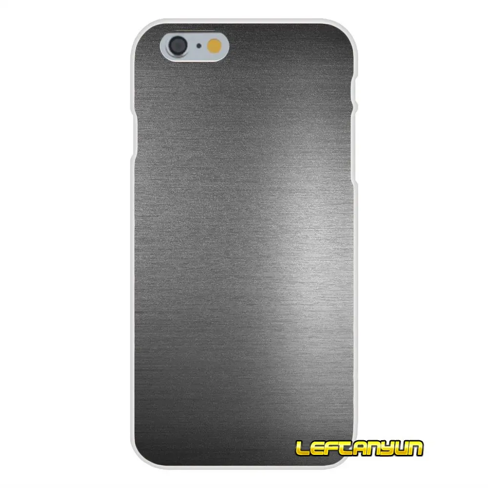 Accessories Phone Cases Covers For iPhone X 4 4S 5 5S 5C SE 6 6S 7 8 Plus Brushed Metal Textures | Мобильные телефоны и
