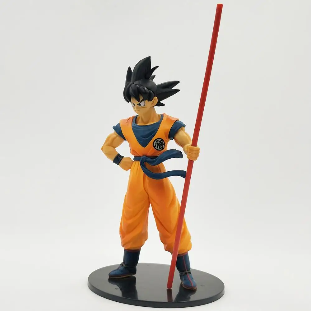 Новый Жемчуг дракона супер Broly Saiyan Son Gokou Goku волшебная палка статуя 20th фильм