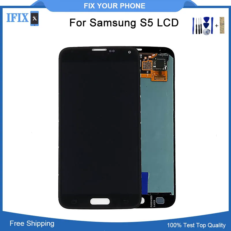 5 1 дюймовый супер AMOLED для Samsung Galaxy S5 LCD G900 Дисплей экран сенсорный дигитайзер