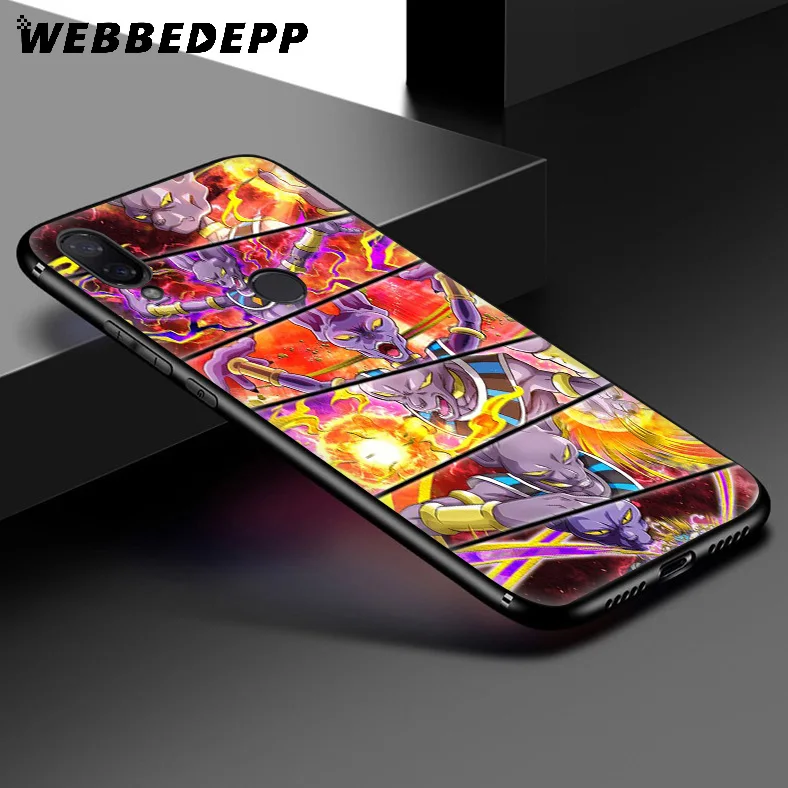 WEBBEDEPP Dragon Ball Z Whis beerus мягкий чехол для Xiaomi Redmi K20 7A 4A 4X 5 5A 6 6A S2 Note 8 4 7 Pro Plus Prime |