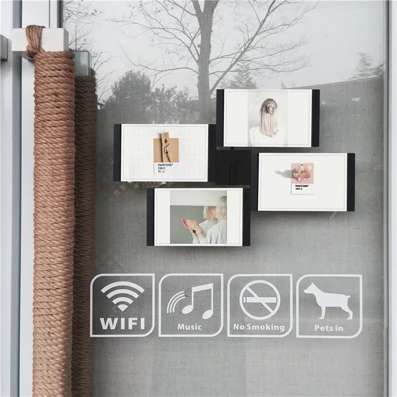 Мульти рамка белый черный DIY фоторамки домашний декор прозрачный