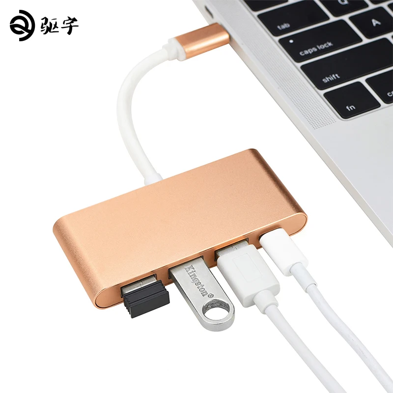 Тип C Multi Порты и разъёмы концентратор USB 3 1 до 4 концентратора USB3.0 PD зарядки