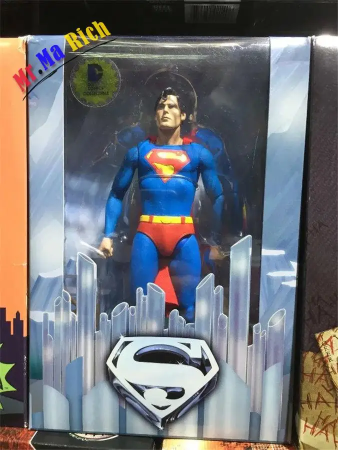 Neca Dc Comics Супермен Кристофер Ривз супергерой 7 & #034 экшн ПВХ фигурка Ib|pvc figure|dc comicspvc