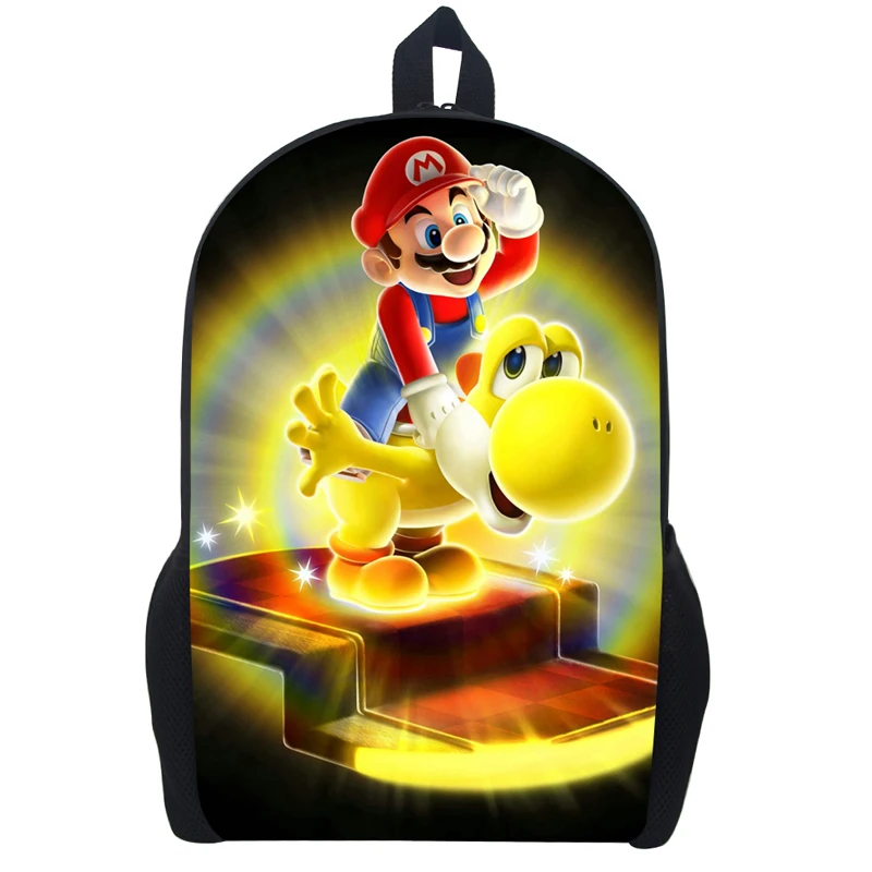 Рюкзак Super Mario 2 с принтом для детей Детские Мультяшные рюкзаки мальчиков и