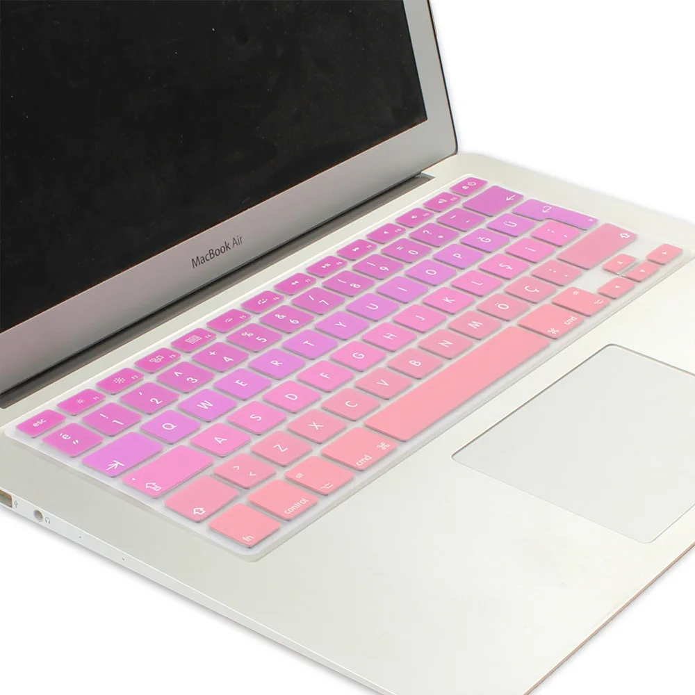 ЕС Турецкая версия силиконовая клавиатура протектор наклейки кожи для Apple Macbook Pro