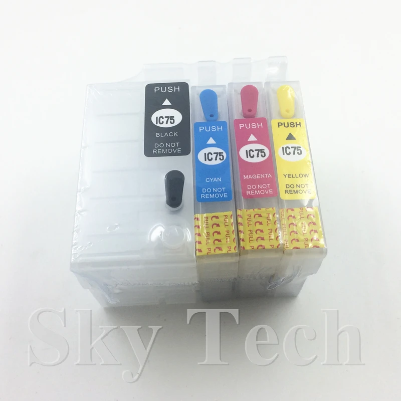 Пустые многоразовые картриджи для чернил ICBK75-ICY75 75 л | Компьютеры и офис