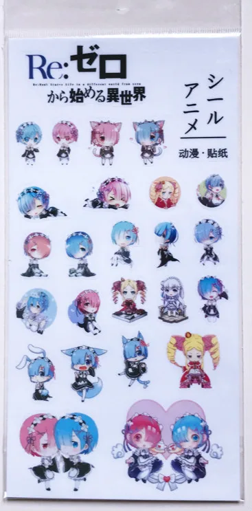 6 1 шт. мультяшная аниме наклейка Nakano Ichika rimura Tempest Hatsune Miku Rem карта памяти Captor FGO прозрачная наклейка водонепроницаемая - Цвет: 6