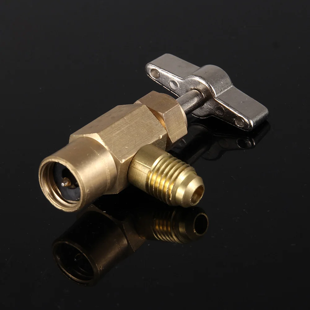 2019 автомобиль хладагента нажмите R-134 AC резьбовой клапан инструмент телеграфный