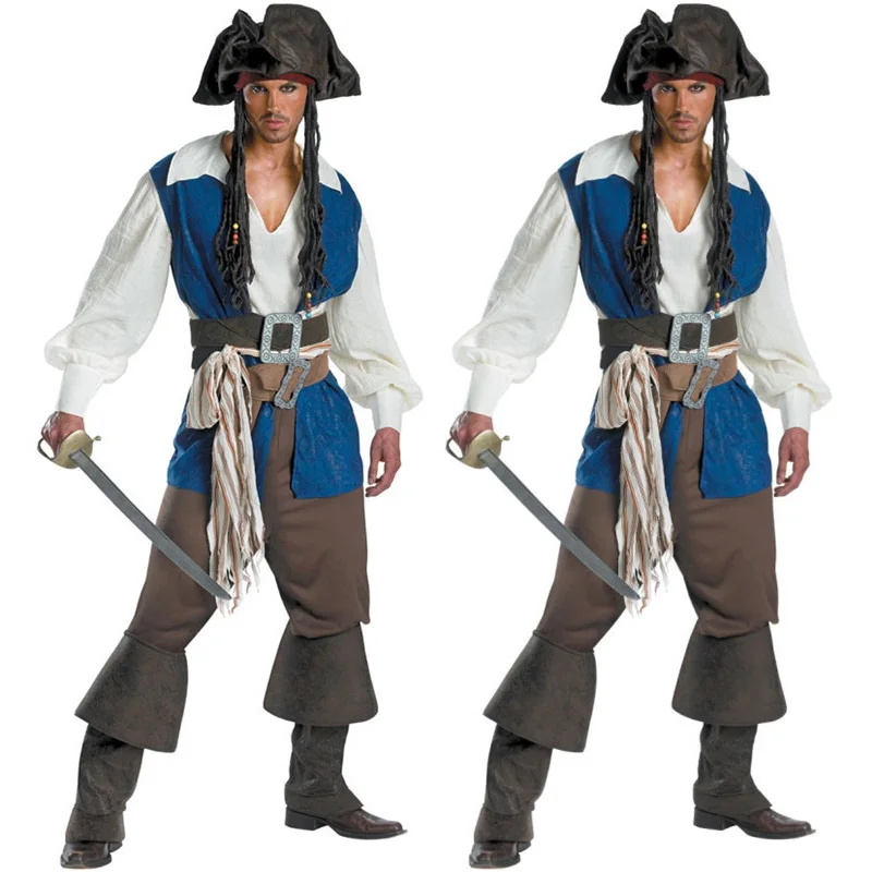 Мужской костюм для взрослых с изображением пиратов и флешек|adult costume|pirate menpirates of