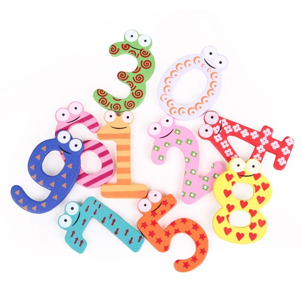 Горячая продажа 10 шт. магниты на холодильник Магнитные деревянные