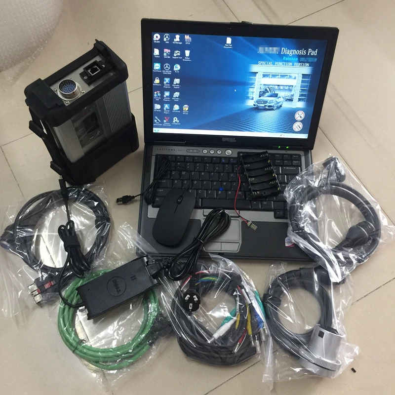 Диагностический инструмент MB Star C5 SD Connect Plus ноутбук D630 SSD 2021 03 в HHT для Mb