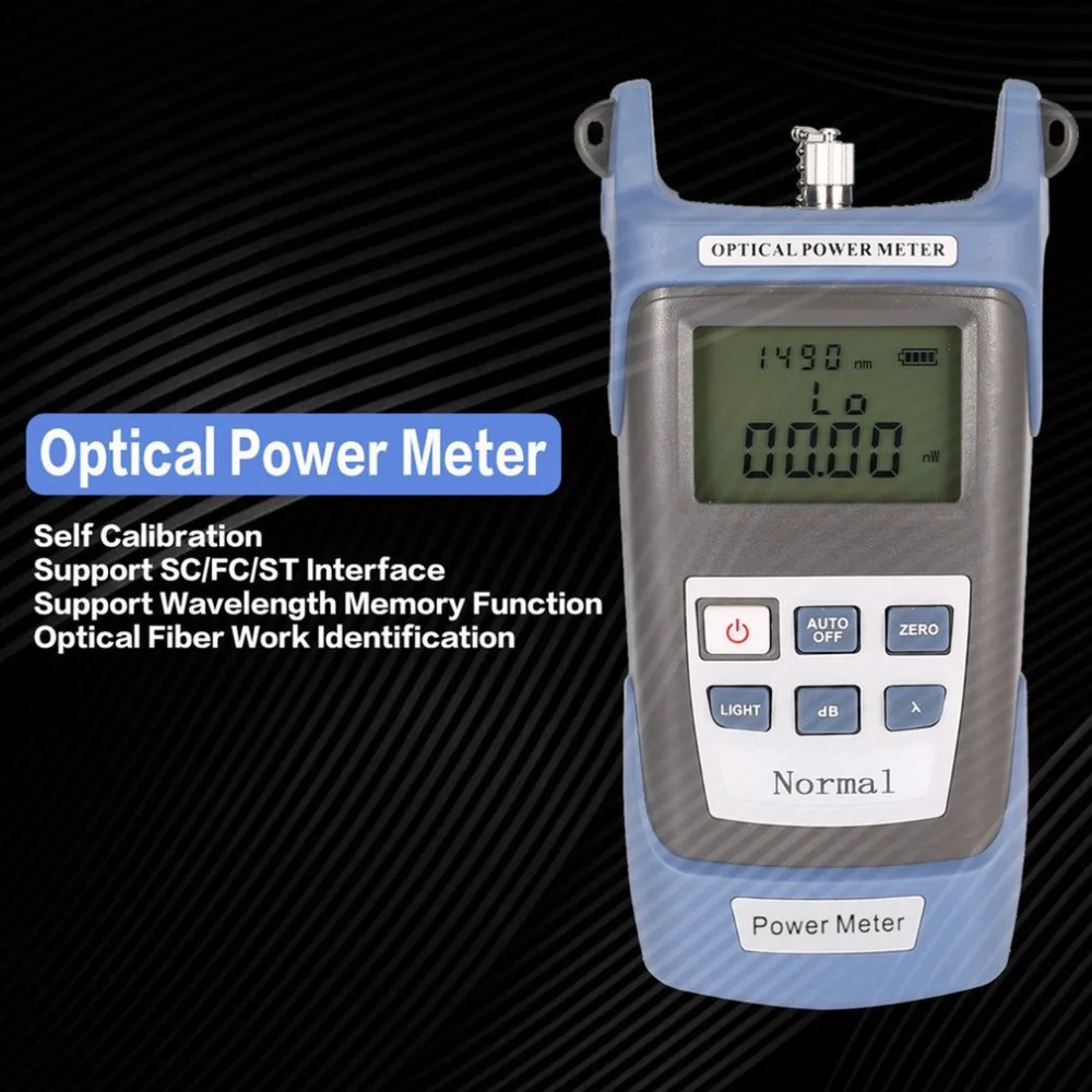 Handheld FTTH Fiber Optic Optical Light Power Meter Cable Tester Networks FC/SC connectors -70~+20dBm | Инструменты