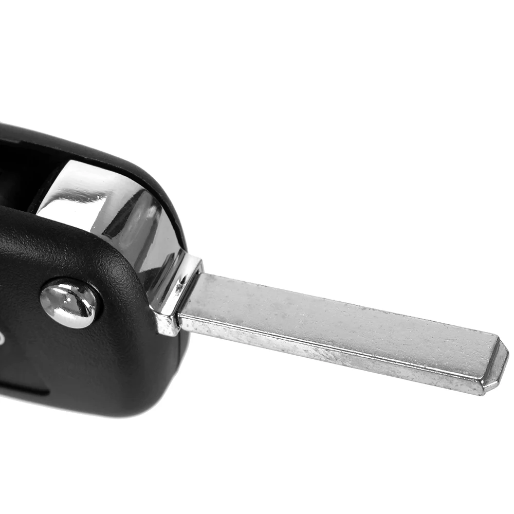 Dandkey 2 Пуговицы изменение флип складной дистанционную Оболочки чехол для Peugeot 207 307
