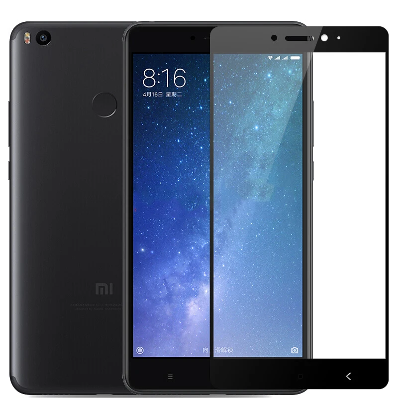 Allvcover 9 H закаленное Стекло Экран протектор для Xiaomi Mi Max2 фильм 3D полный Анти Shatter PET