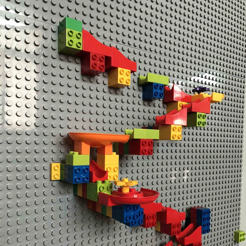 Креативный LegoINGly Duplo строительный блок настенная опорная плита дизайнерский