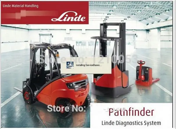 Автопогрузчик Linde комплект по для вилочного подъемника Lindos EPC + грузовика Expert Repair