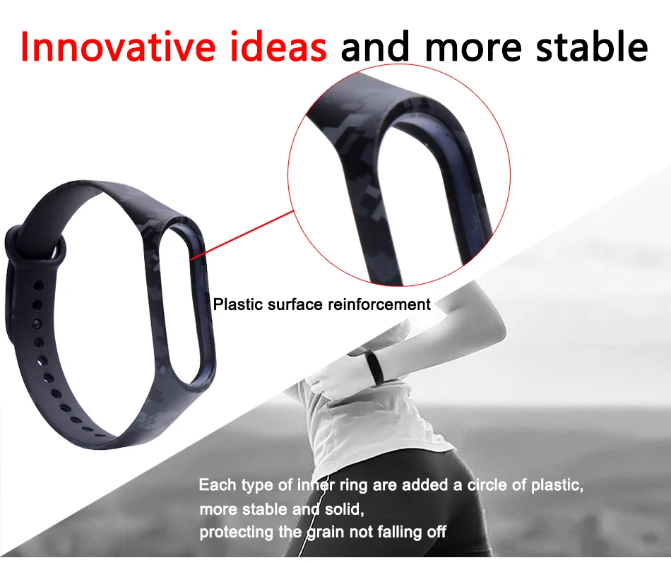 BOORUI, цветной браслет Mi Band, 3 ремешка, сменный Браслет Для Xiaomi miband 3, силиконовый браслет, correa mi3, ремень с разнообразными цветами