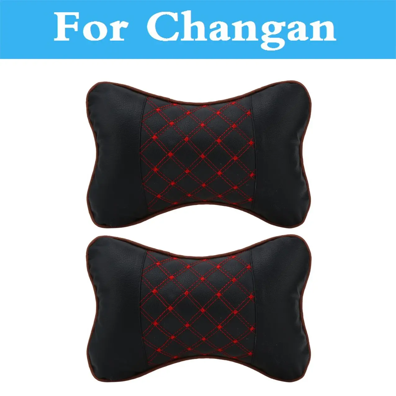 Авто Интерьер 2 шт Кожа Pp Хлопок подголовник для автомобиля подушка шеи Changan Cs35 Cs75
