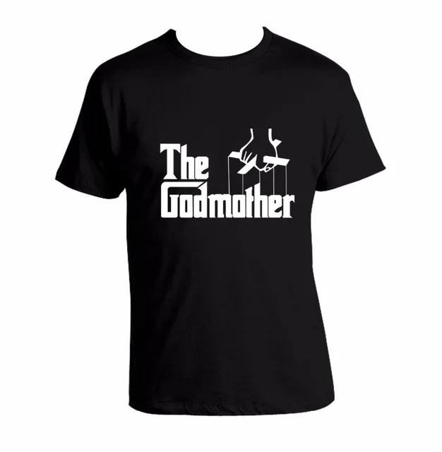 Женские топы с надписью The GodMother забавная футболка подарок для мамы крестной