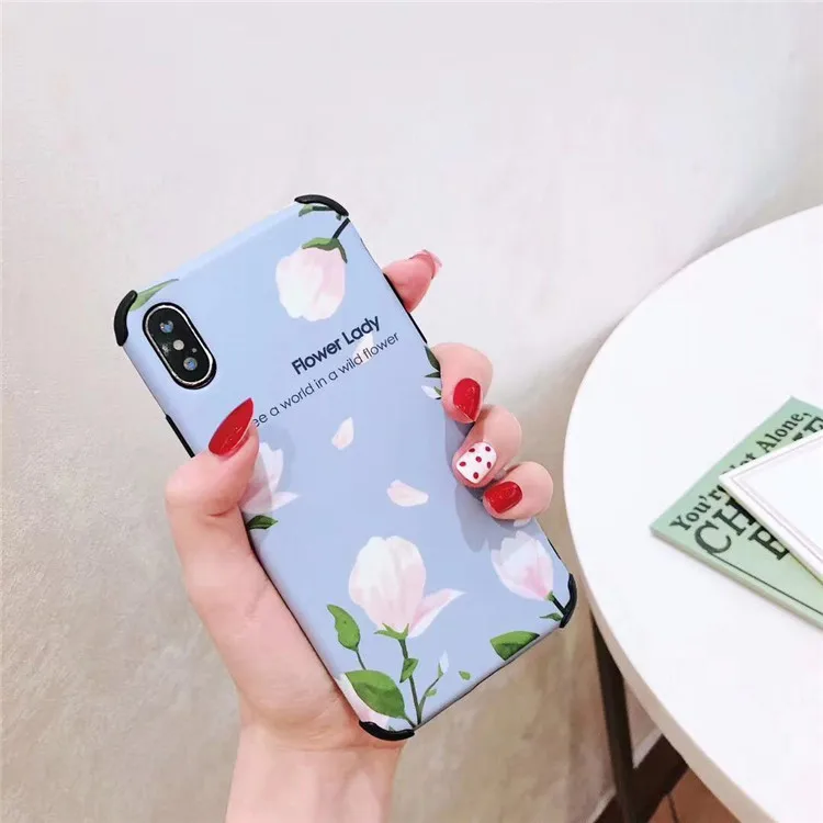 Ретро книги по искусству письмо цветок корейский чехол для iPhone X Xs XR XSmax 7 Puls 6 S 8