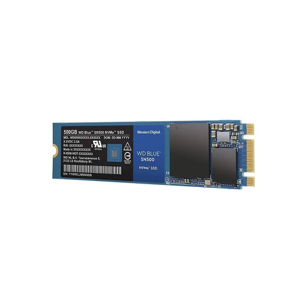Western Digital BULE SN500 SSD 250 ГБ 500 Гб M.2 2280 NVMe PCIe Gen3 * 2 двухканальный Внутренний