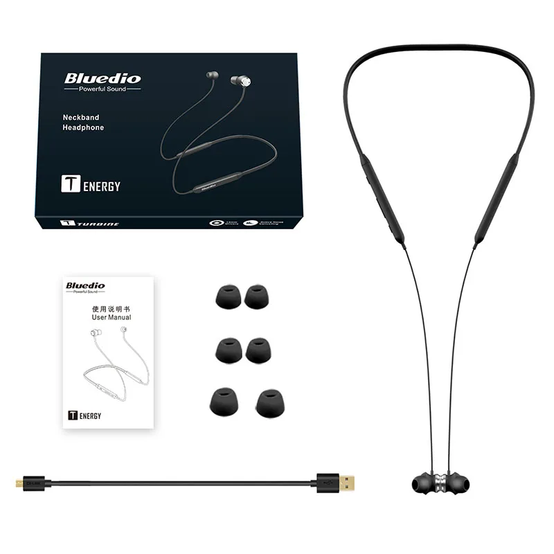 Спортивные bluetooth наушники Bluedio TN с активным шумоподавлением беспроводная