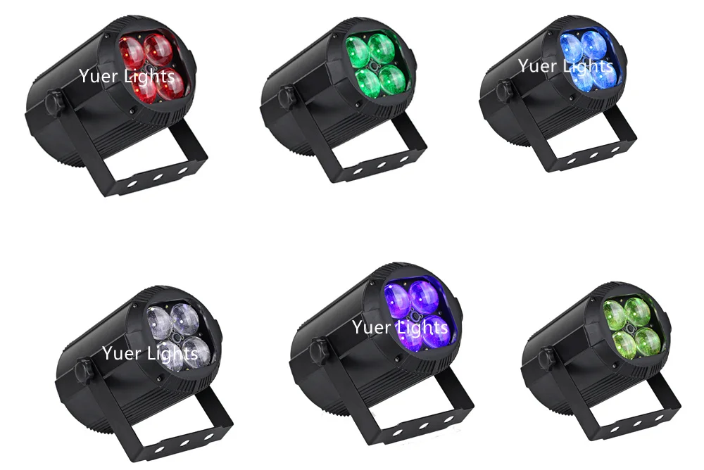 Новинка 2019 Zoom Par Lights 4X10W RGBW 4IN1 светодиодный плоский прожектор DJ диско лампа KTV бар