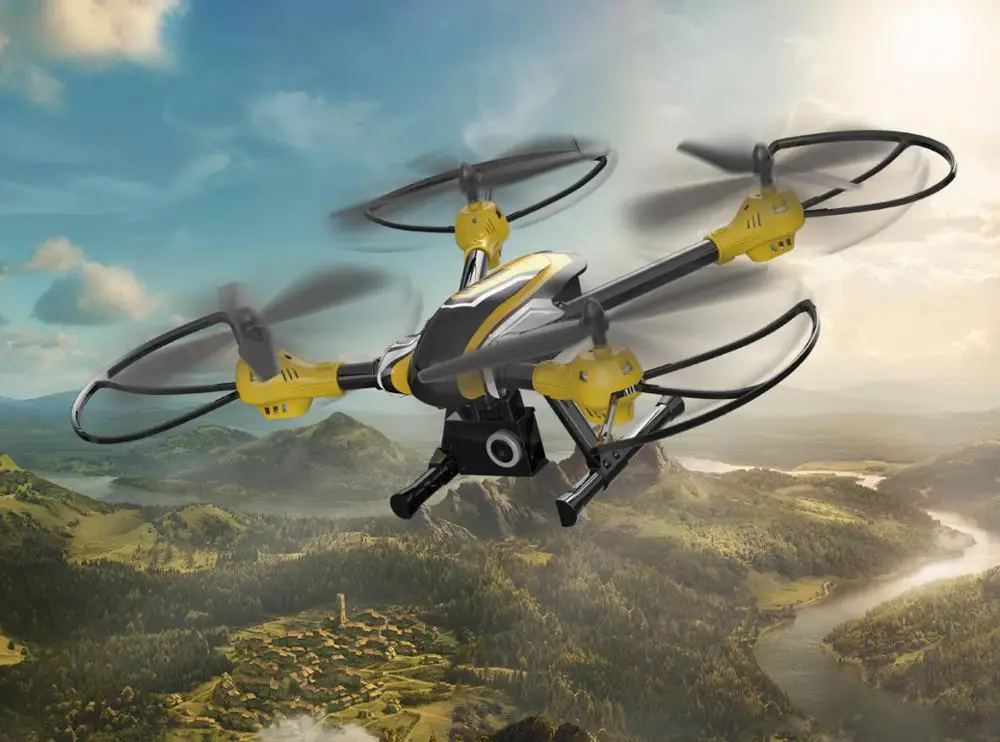 Квадрокоптер K70 с дистанционным управлением Wi Fi FPV 2 МП HD|Радиоуправляемые