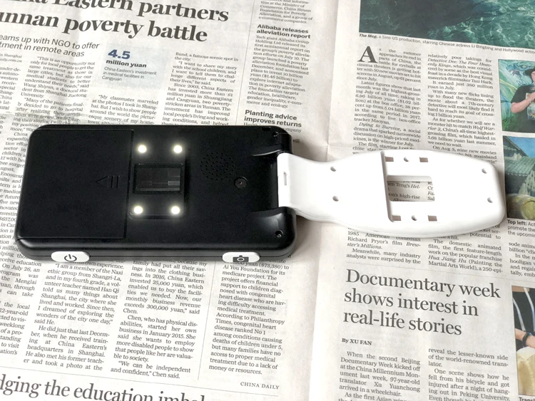 5 &quotЖК дисплей HD Цифровая видеокамера Лупа для плохим зрением чтения помощи