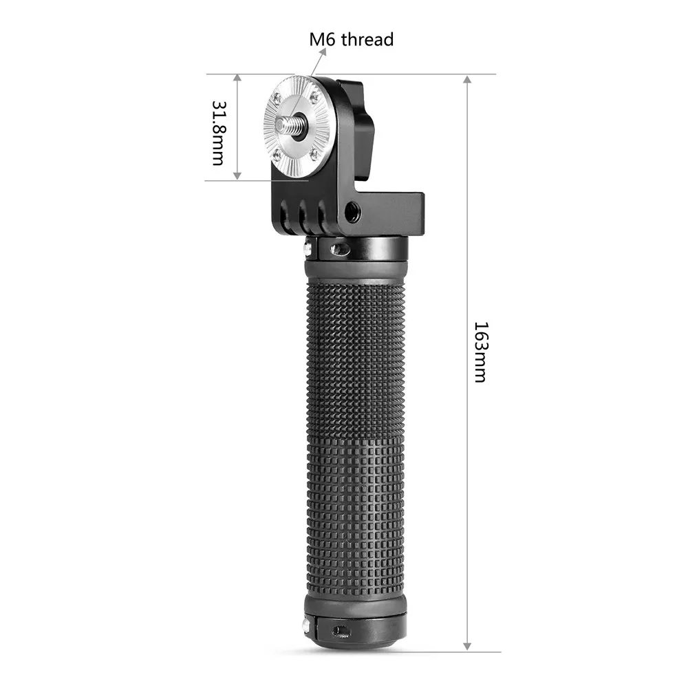 SmallRig Arri Rosette ручка (резина) с розеткой (Диаметр 31 8 мм) и M6 резьбовое монтажное