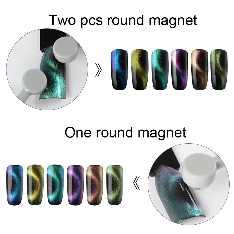 Гель-лак для ногтей ROSALIND магнитный лак с эффектом кошачий глаз 1S 7 мл | Красота и