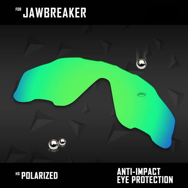 OOWLIT Lenses Replacements For Oakley Jawbreaker Sunglasses Polarized- Multi Colors - Цвет линз: Emerald Green