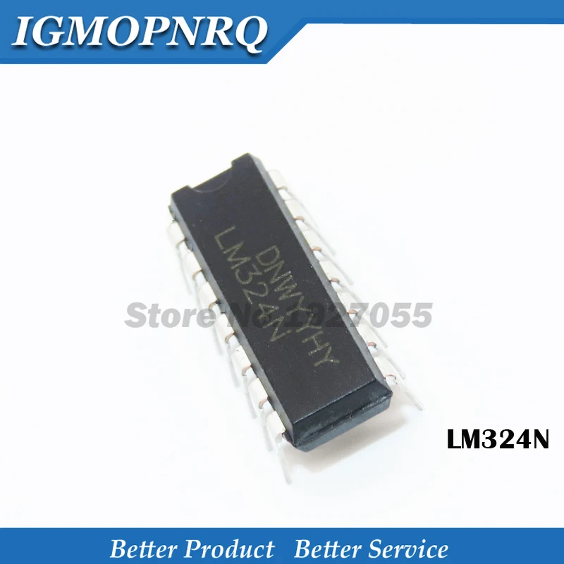 10 шт. LM324N DIP-14 324N DIP LM324 324 Новинка | Электронные компоненты и принадлежности