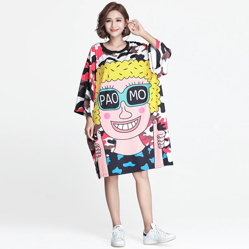 Женская футболка с коротким рукавом тонкая юбка принтом толщиной 2019 фунтов