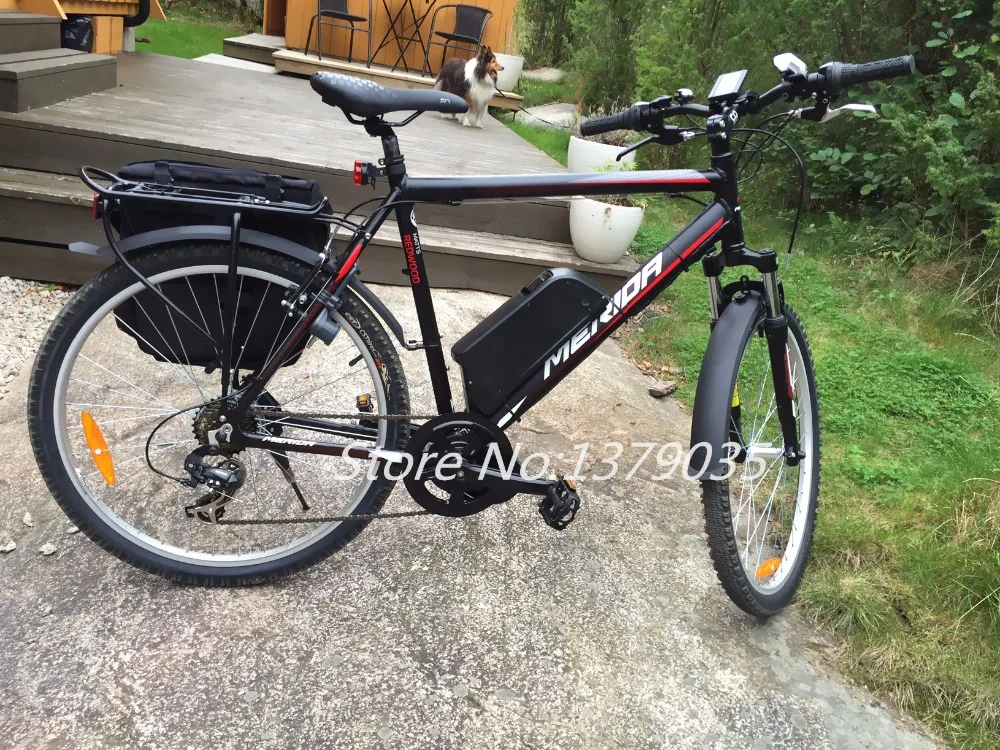 Электрический мотор BBS02B Bafang комплект с литий-ионной трубкой и аккумулятором ebike 36