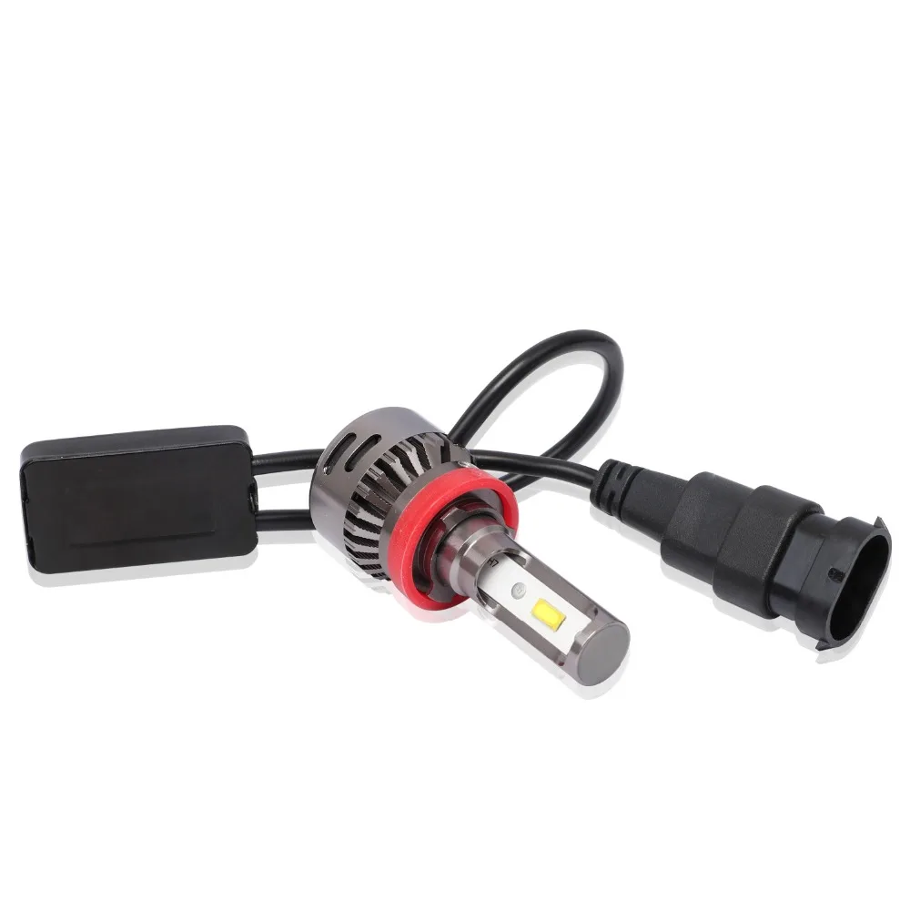 Aslent H7 светодиодный объектив 55 Вт/лампа 20000LM 6500 LED Canbus Error Free H4 H11 H8 H1 HB3 9005 HB4 9006 для авто фары автомобиля 12 v