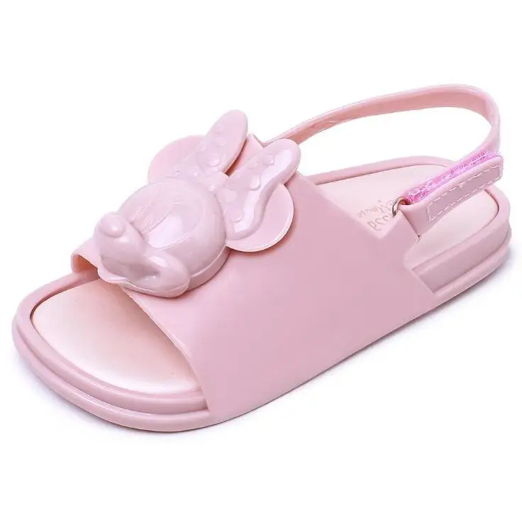 Melissa Mini мышь и ботинок Aranha сандалии Босоножки стильные для девочек мягкие Melflex Hook