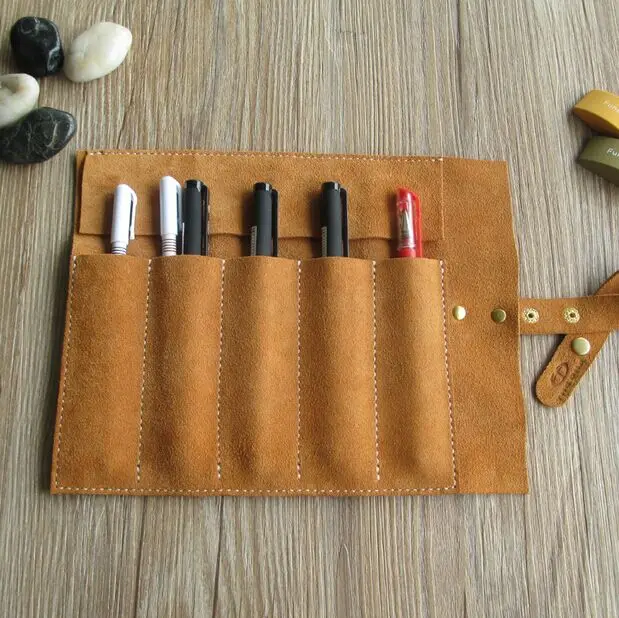 Высококачественный винтажный школьный пенал из воловьей кожи|bag paper|pouch laminatingpouch