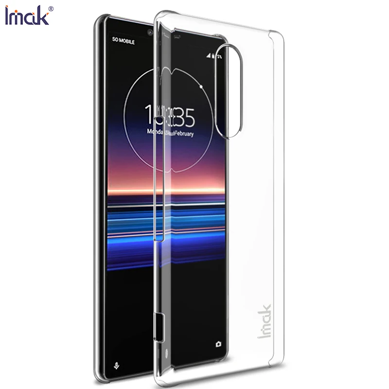 Чехол IMAK Для Sony Xperia 1 прозрачный износостойкий жесткий чехол из поликарбоната для
