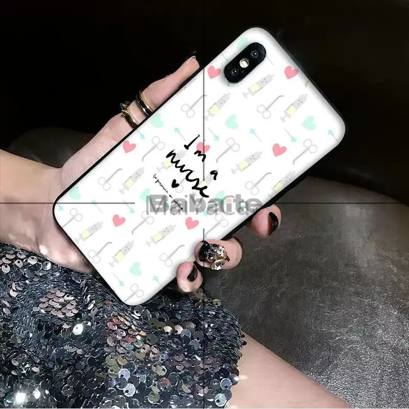 Babaite медицинский чехол для iPhone 8 7 6 6S Plus 5 5S SE XR X XS MAX | Мобильные телефоны и