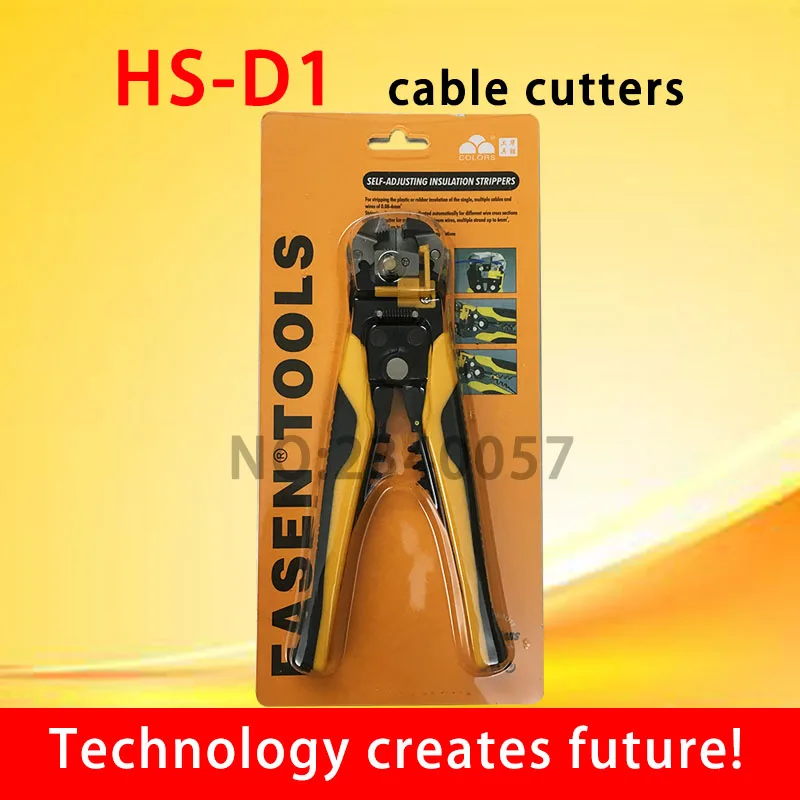 

HS-D1 Crimper Cable Cutter Automatic Wire Stripper Multifunctional Stripping Tools Crimping Pliers Terminal 0.2-6.0mm2 tool