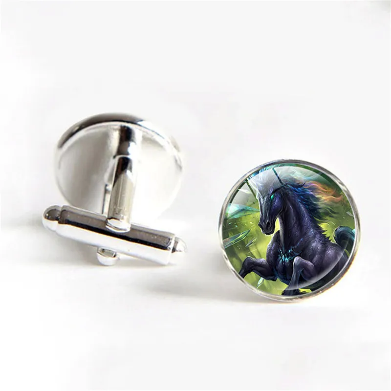 Glass Dome Wedding Cufflinks Aztec Calendar Cuff Links Sun Stone Cabochon Cufflink Picture Mens Shirt | Украшения и аксессуары